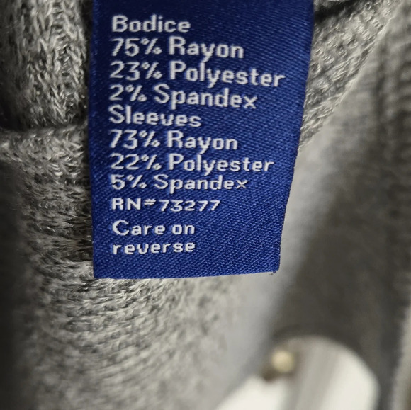 Apt 9 Asymmetrical Women's Grey Sweater Medium - Picture 4 of 4